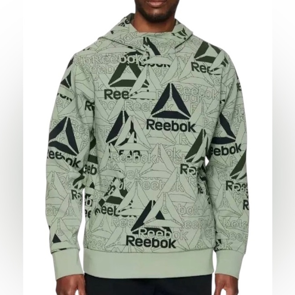 Reebok Men’s Unwind Hoodie Sz M New With Tags. Color is Sea Spray (green) - Picture 1 of 13